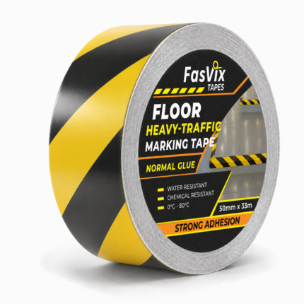 MARKING TAPE - STANDARD - BLACK / YELLOW